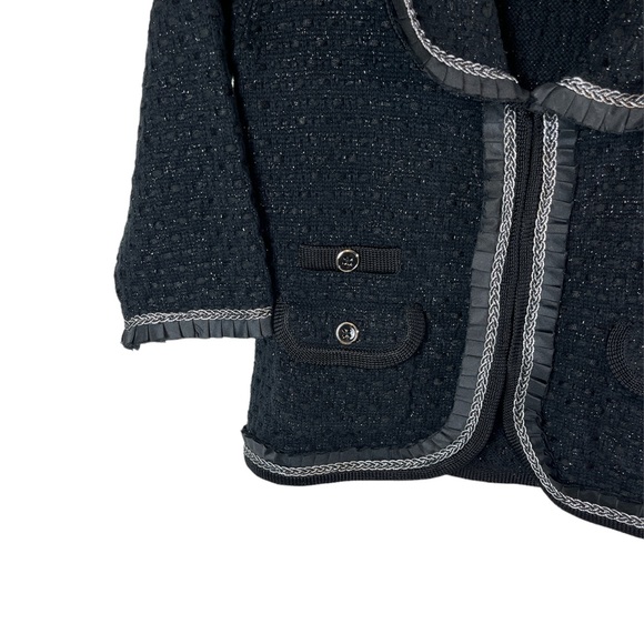 White House Black Market black cardigan sweater size large - Picture 4 of 6